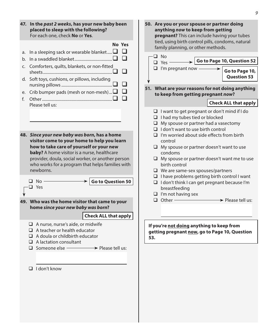 Prams Phase Nine Survey - Vermont, Page 9