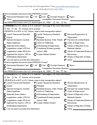 Form FAA-0001A Application for Benefits - Arizona, Page 20