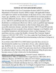 Form FAA-0001A Application for Benefits - Arizona, Page 43