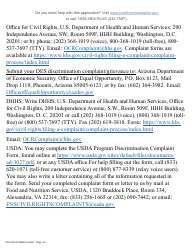 Form FAA-0001A Application for Benefits - Arizona, Page 44