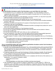 Form FAA-0001A Application for Benefits - Arizona, Page 8