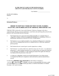Petition to Expunge or Seal Criminal Record - Orange County, Florida, Page 5