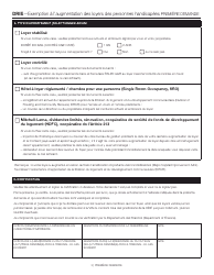 Disability Rent Increase Exemption Initial Application - New York City (French), Page 3