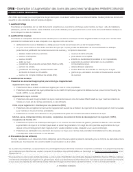 Disability Rent Increase Exemption Initial Application - New York City (French), Page 4