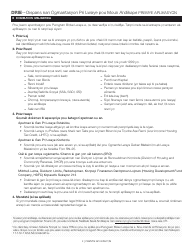 Disability Rent Increase Exemption Initial Application - New York City (Haitian Creole), Page 4