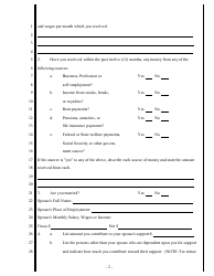 Application to Proceed in Forma Pauperis (Non-prisoner Cases Only) - California, Page 2