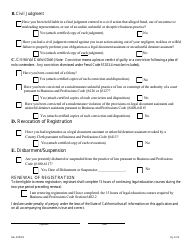 Unlawful Detainer Assistant Registration (Individual) - County of San Bernardino, California, Page 2