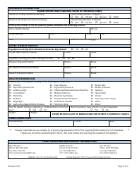 Intake and Medical History Form - Tennessee, Page 2