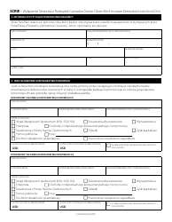 Senior Citizen Rent Increase Exemption Initial Application - New York City (Polish), Page 2