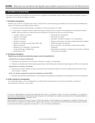 Exencion De Aumentos Del Alquiler Para Adultos Mayores Solicitud De Renovacion - New York City (Spanish), Page 4