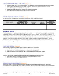 DNR Form 542-0337 Pollution Prevention Intern Project Request - Iowa, Page 2