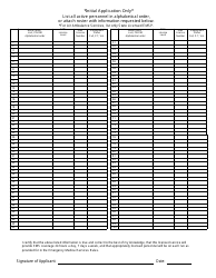 EMS Provider Service License Application - Alabama, Page 10