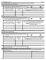 Form SSA-4-BK Application for Social Security Benefits - Child&#039;s Insurance Benefits, Page 3