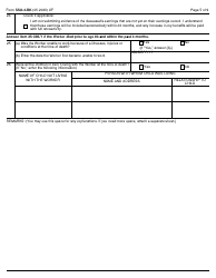 Form SSA-4-BK Application for Social Security Benefits - Child&#039;s Insurance Benefits, Page 5