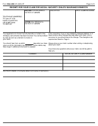 Form SSA-4-BK Application for Social Security Benefits - Child&#039;s Insurance Benefits, Page 8