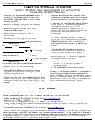 Form SSA-4-BK Application for Social Security Benefits - Child&#039;s Insurance Benefits, Page 9