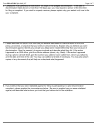 Form SSA-437-BK Civil Rights Complaint Form for Allegations of Program Discrimination by the Social Security Administration, Page 4