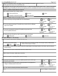 Form SSA-2490-BK Application for Benefits Under a U.S. International Social Security Agreement, Page 3