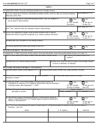 Form SSA-2490-BK Application for Benefits Under a U.S. International Social Security Agreement, Page 4
