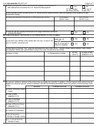 Form SSA-2490-BK Application for Benefits Under a U.S. International Social Security Agreement, Page 5