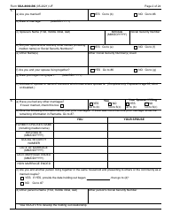 Form SSA-8000-BK Application for Supplemental Security Income (Ssi), Page 2