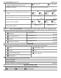 Form SSA-8000-BK Application for Supplemental Security Income (Ssi), Page 6