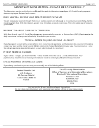Form SSA-1199-OP148 Direct Deposit Sign-Up Form (Guinea), Page 2