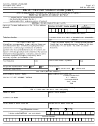 Form SSA-1199-OP149 Direct Deposit Sign-Up Form (Libya)