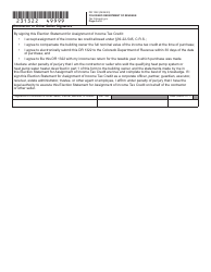 Form DR1322 Heat Pump System or Heat Pump Water Heater Eligibility Certification and Assignment Election - Colorado, Page 11