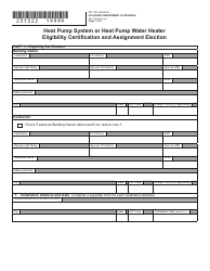 Form DR1322 Heat Pump System or Heat Pump Water Heater Eligibility Certification and Assignment Election - Colorado, Page 8