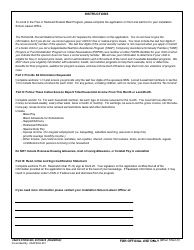 USAFE Form 400 Application for the Free and Reduced Lunch Program, Page 2