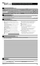 Form EQ-6505A Application for an Administrative Reconsideration - Public Employment Services - Quebec, Canada, Page 2