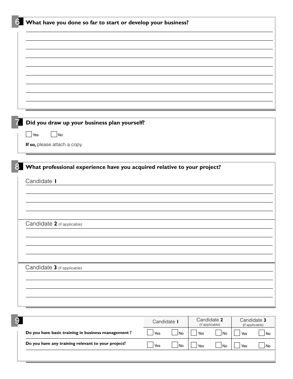 Form EQ-6335A Promotor(S) Declaration - Self-employment Support - Quebec, Canada, Page 2