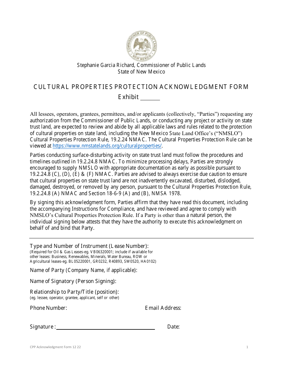 Application for Geothermal Resources Lease on State Trust Land - New Mexico, Page 3