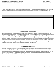 Form CMS-643 Hospice Survey and Deficiencies Report, Page 3
