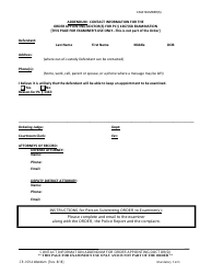 Form CR-169 Order Appointing Doctor(S) for an Examination of the Defendant (Misdemeanor) - County of San Mateo, California, Page 3