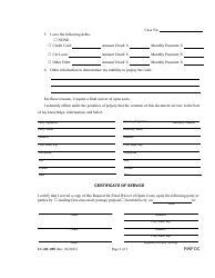 Form CC-DC-090 Request for Final Waiver of Open Costs - Maryland, Page 2