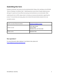 Form OES-048P Employer Contribution Rate Protest Form - Oklahoma, Page 2
