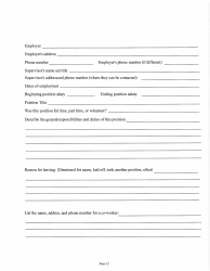 Judicial &amp; Gubernatorial Background Information Form - Kansas, Page 12