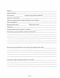 Judicial &amp; Gubernatorial Background Information Form - Kansas, Page 14