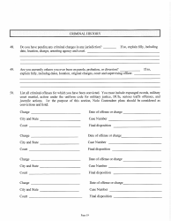 Judicial &amp; Gubernatorial Background Information Form - Kansas, Page 19