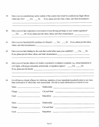 Judicial &amp; Gubernatorial Background Information Form - Kansas, Page 22