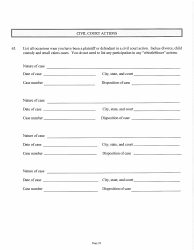 Judicial &amp; Gubernatorial Background Information Form - Kansas, Page 23