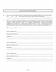 Judicial &amp; Gubernatorial Background Information Form - Kansas, Page 24