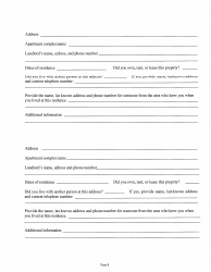 Judicial &amp; Gubernatorial Background Information Form - Kansas, Page 8