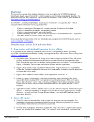 Instructions for Form DOH-5132 Limited and Identifiable Data Request Form - New York, Page 3