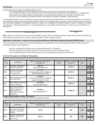 Form 6499 Application for Treatment - Texas, Page 2