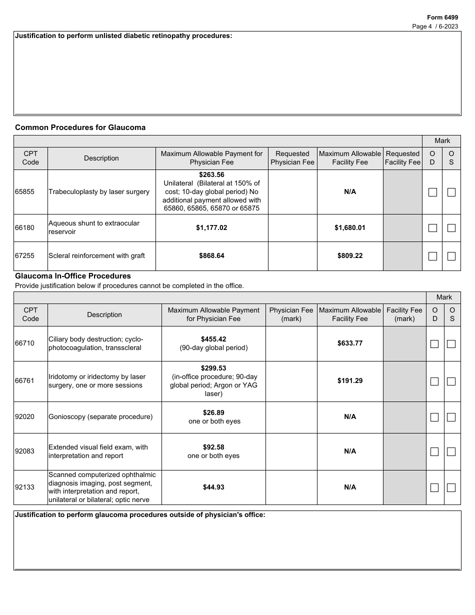 Form 6499 Application for Treatment - Texas, Page 4