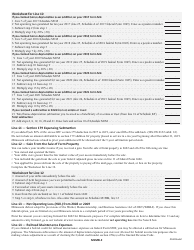 Schedule M1MB Business Income Additions and Subtractions - Minnesota, Page 3