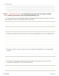 Form D-26 Wireless Telecommunication Facilities (Wtf) - CIty of Glendale, California, Page 2